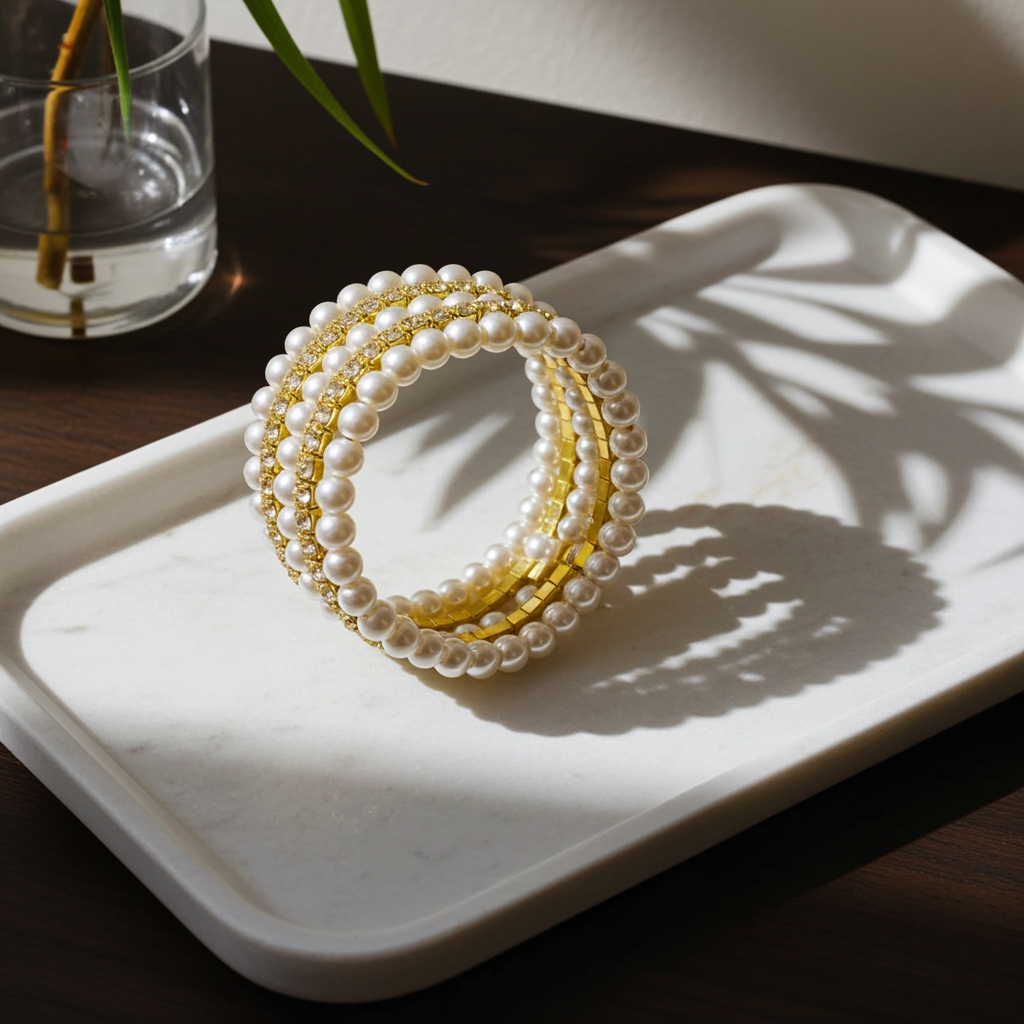Adjustable Pearl Bracelet