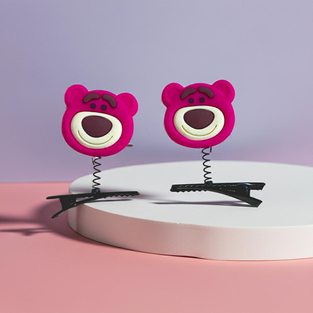 Bear Spring Hair Pins