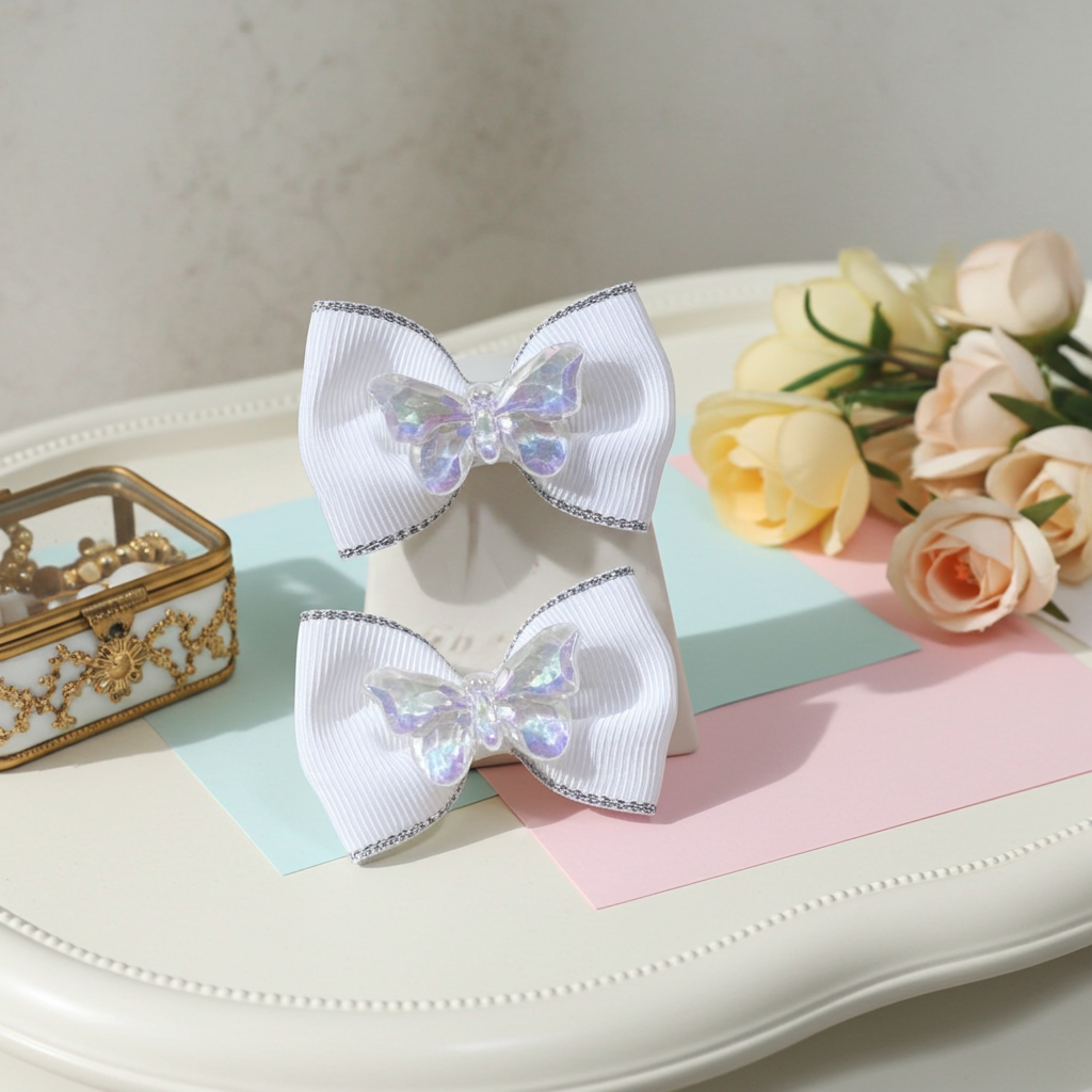 Butterfly Bow Hair Pins