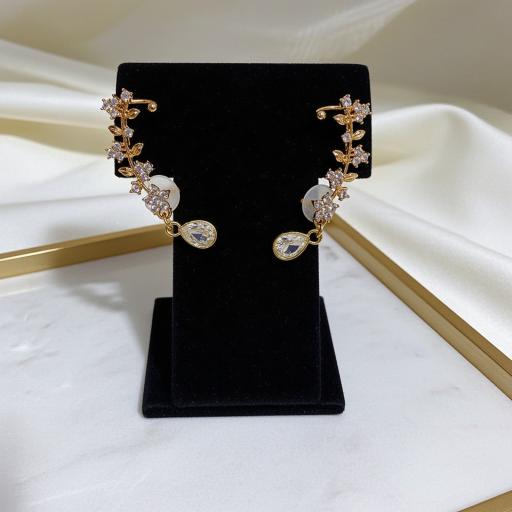 Crystal Vine Earrings