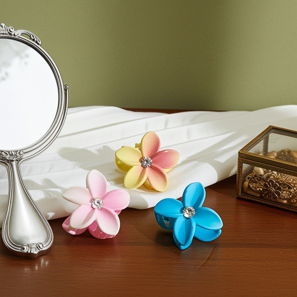 Flower Hair Clips