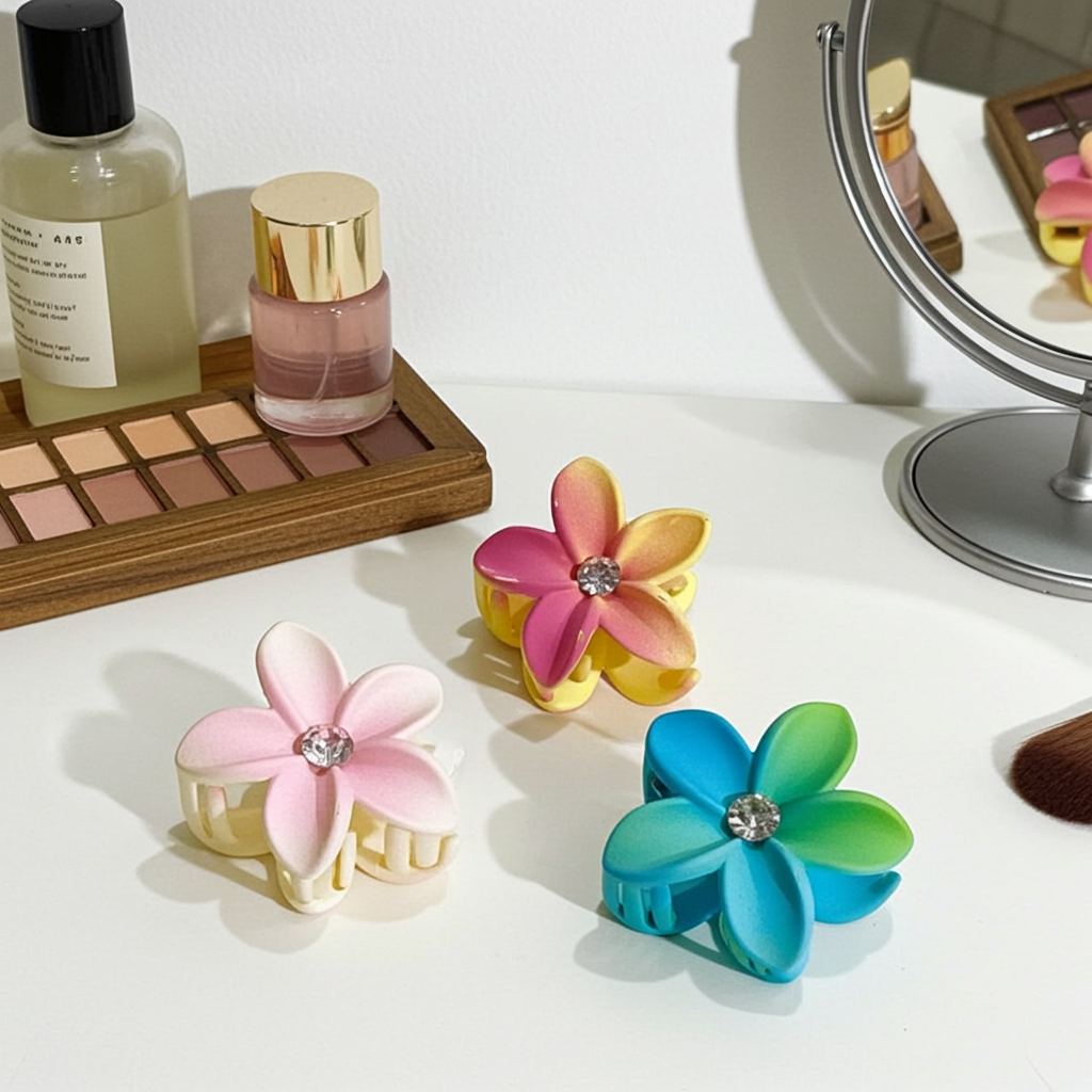 Flower Hair Clips