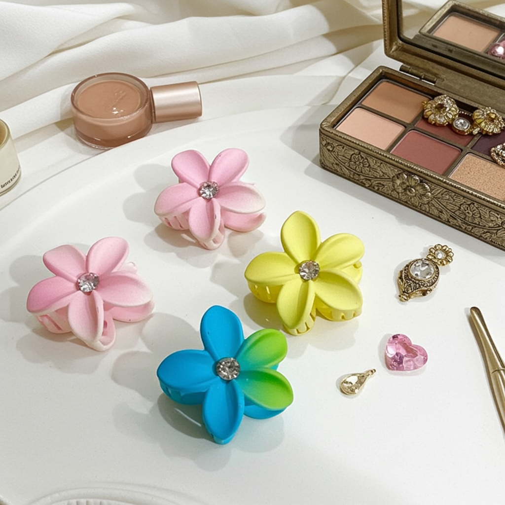 Flower Hair Clips