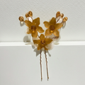 Gold Floral Jora Hair Pin