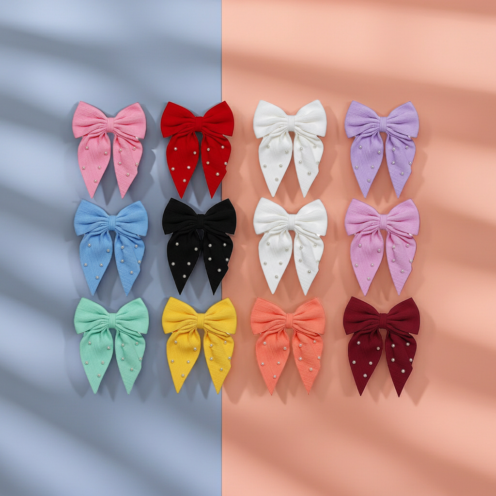 Pearl Bow Pins