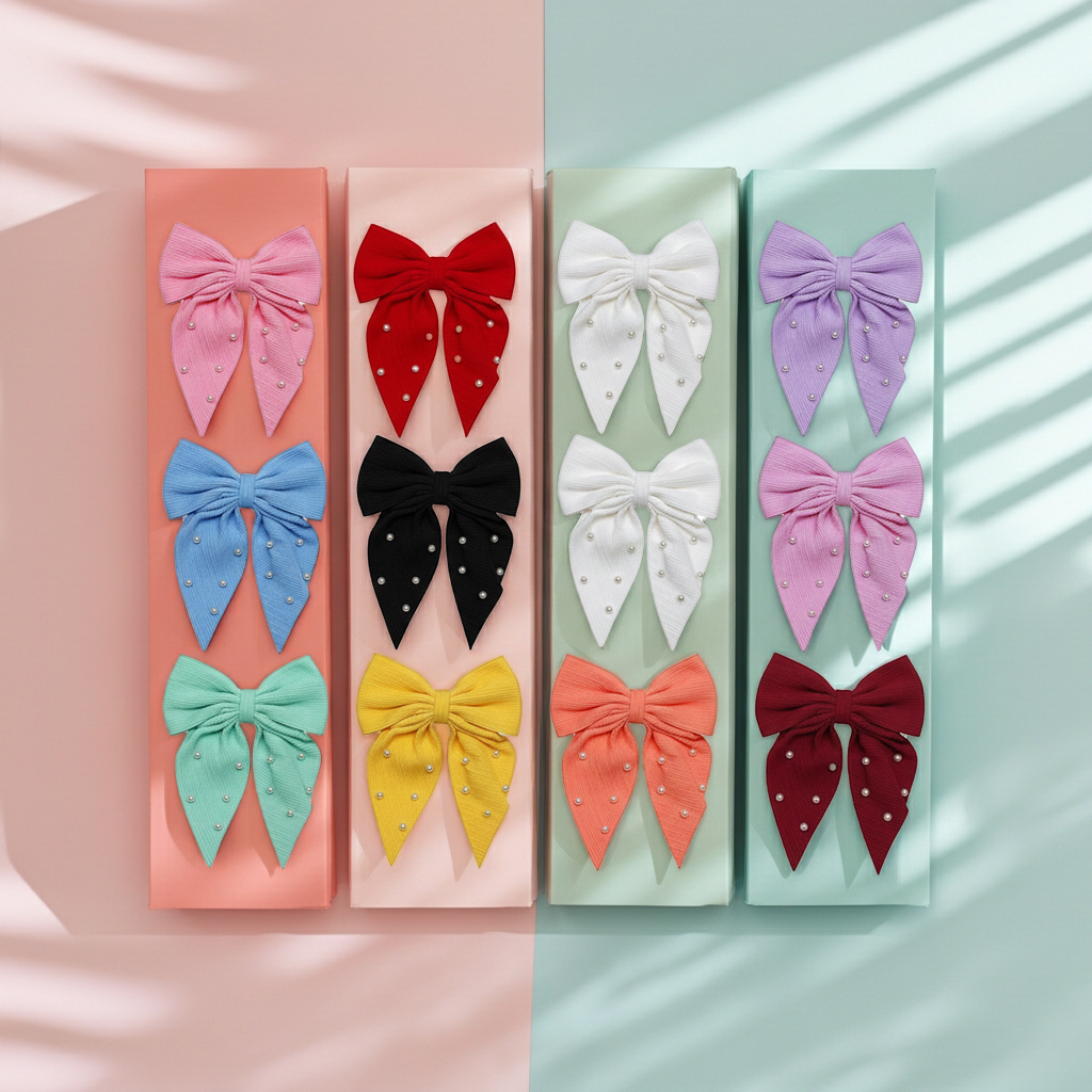 Pearl Bow Pins