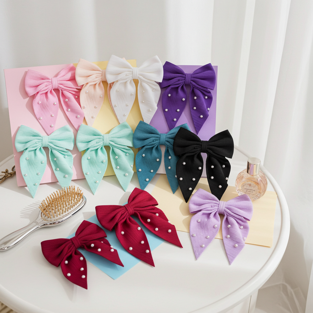 Pearl Bow Pins