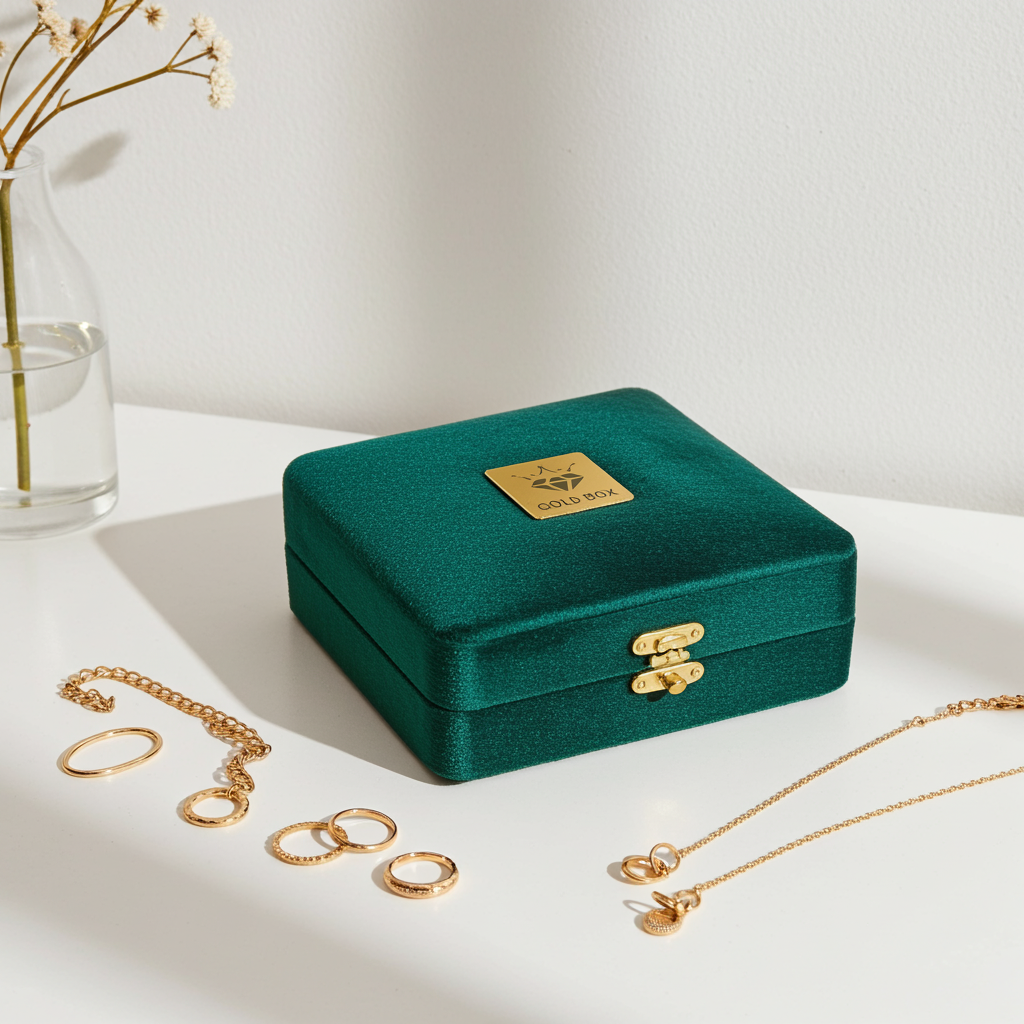 Premium Velvet Necklace Box