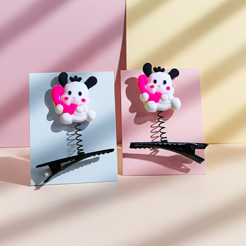 Rabbit Spring Hair Pins