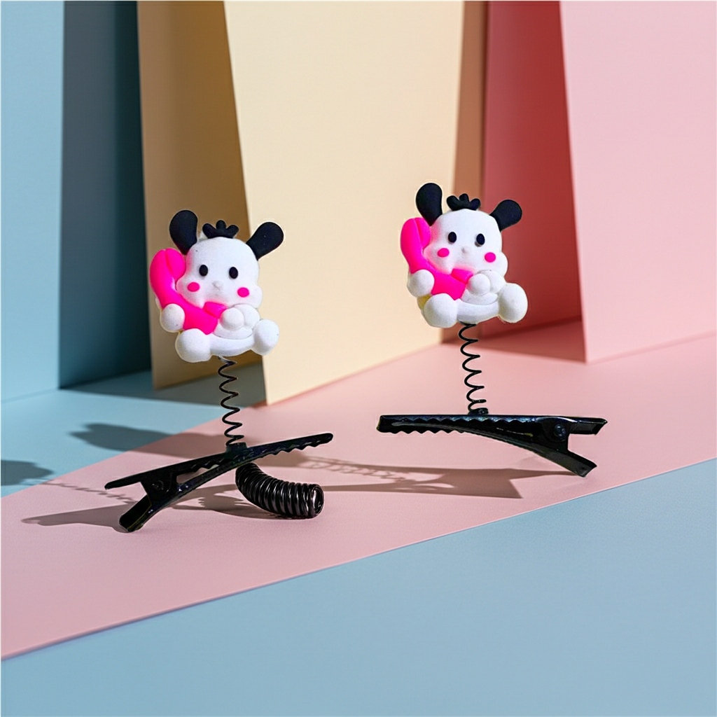 Rabbit Spring Hair Pins