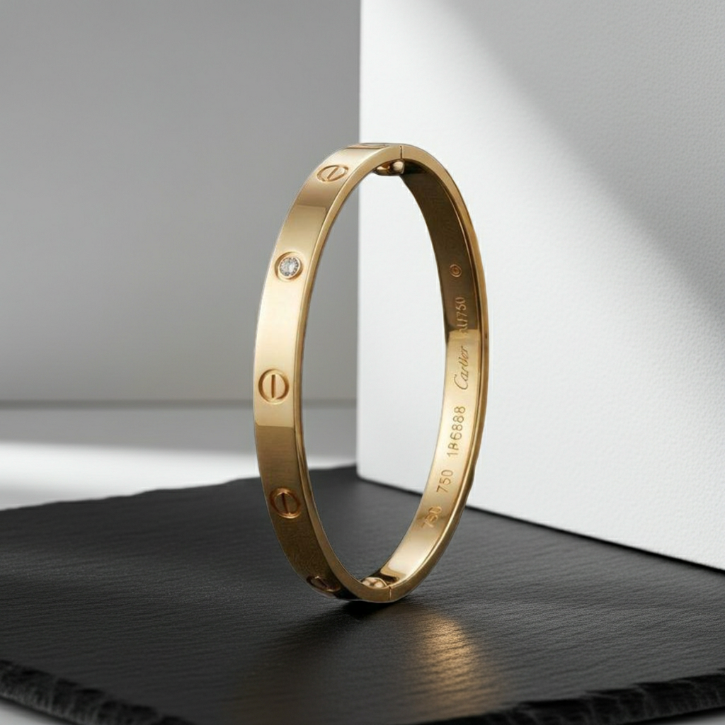 Stainless Steel Cartier Handcuff