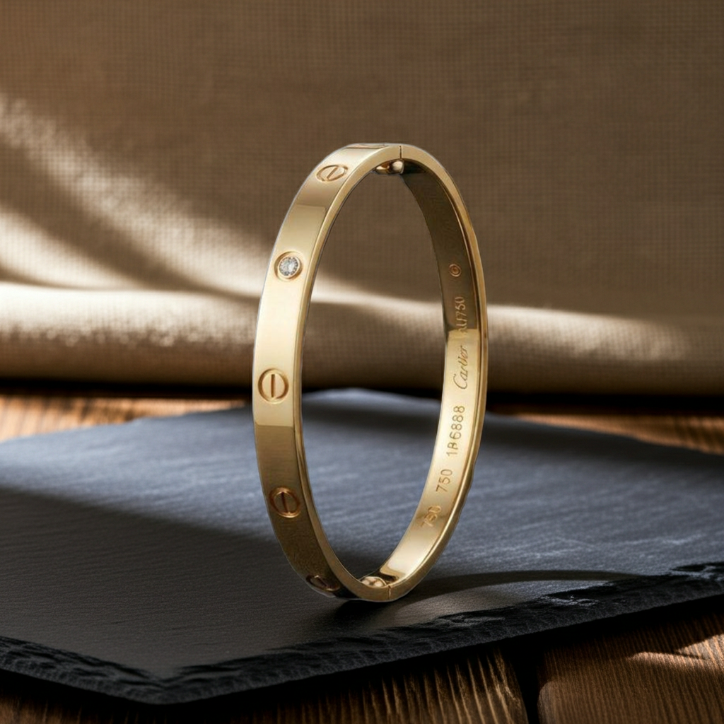 Stainless Steel Cartier Handcuff