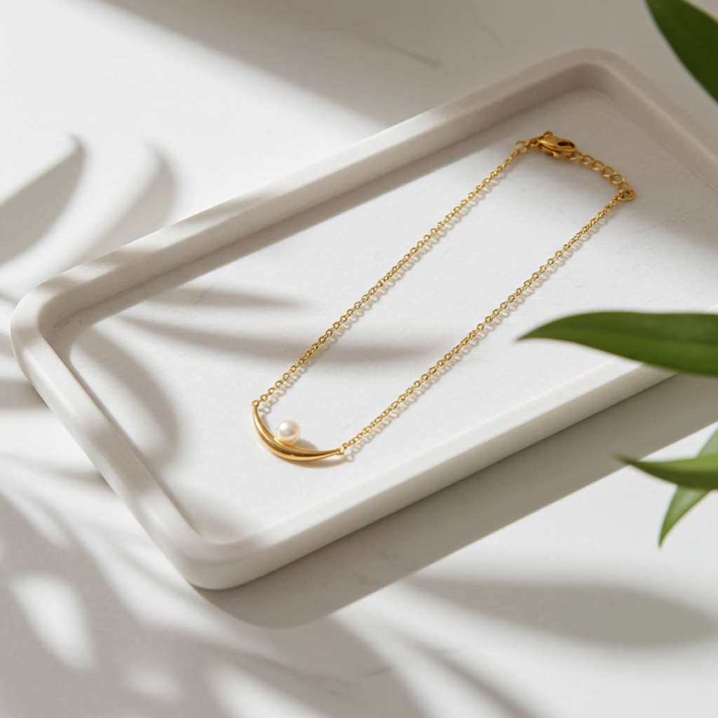 Stainless Steel Pearl Pendant