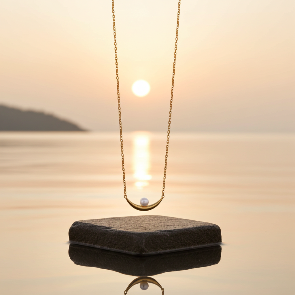 Stainless Steel Pearl Pendant