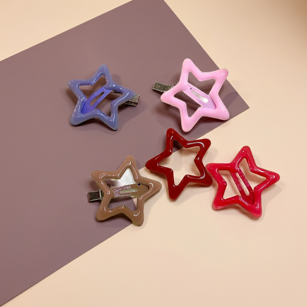 Star Hair Pins (Pack of 4)