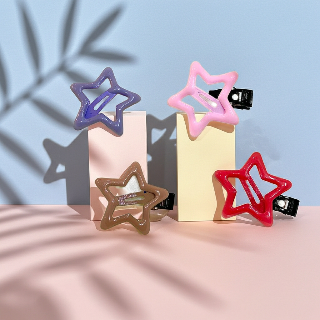Star Hair Pins (Pack of 4)