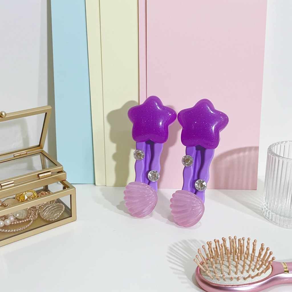 Star Shell Hair Pins