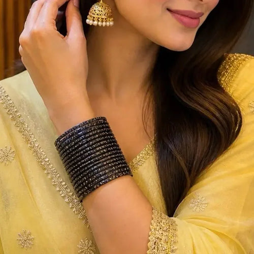 Black Raindrop Bangles Dreamy Designs