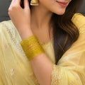 Yellow Raindrop Bangles Dreamy Designs