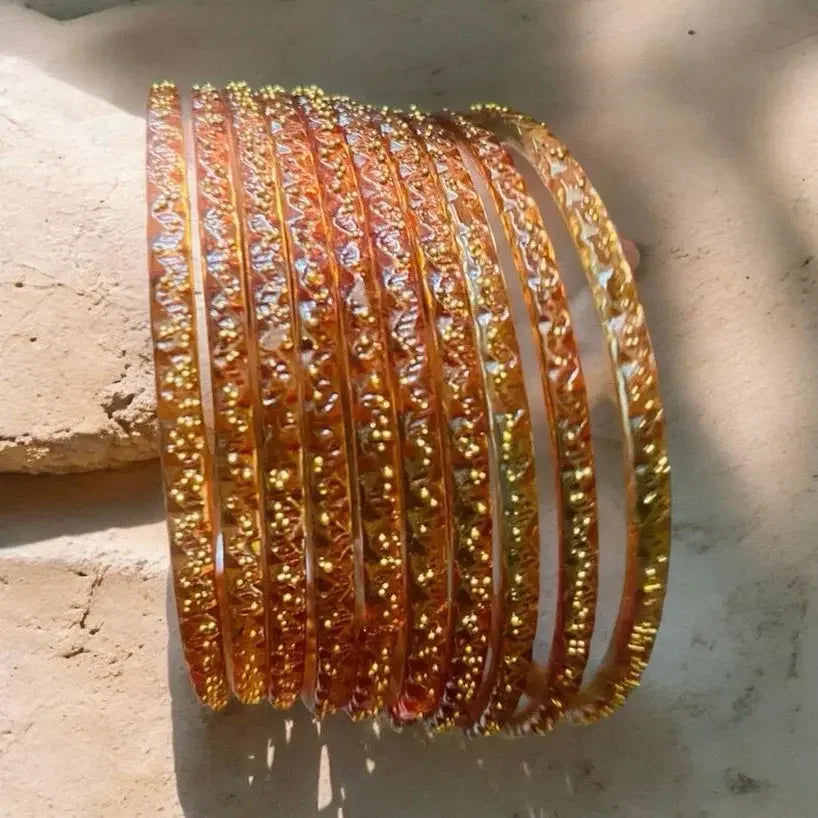 Brown Raindrop Bangles Dreamy Designs