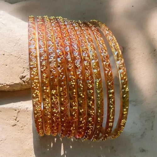 Brown Raindrop Bangles Dreamy Designs