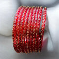 Red Raindrop Bangles Dreamy Designs