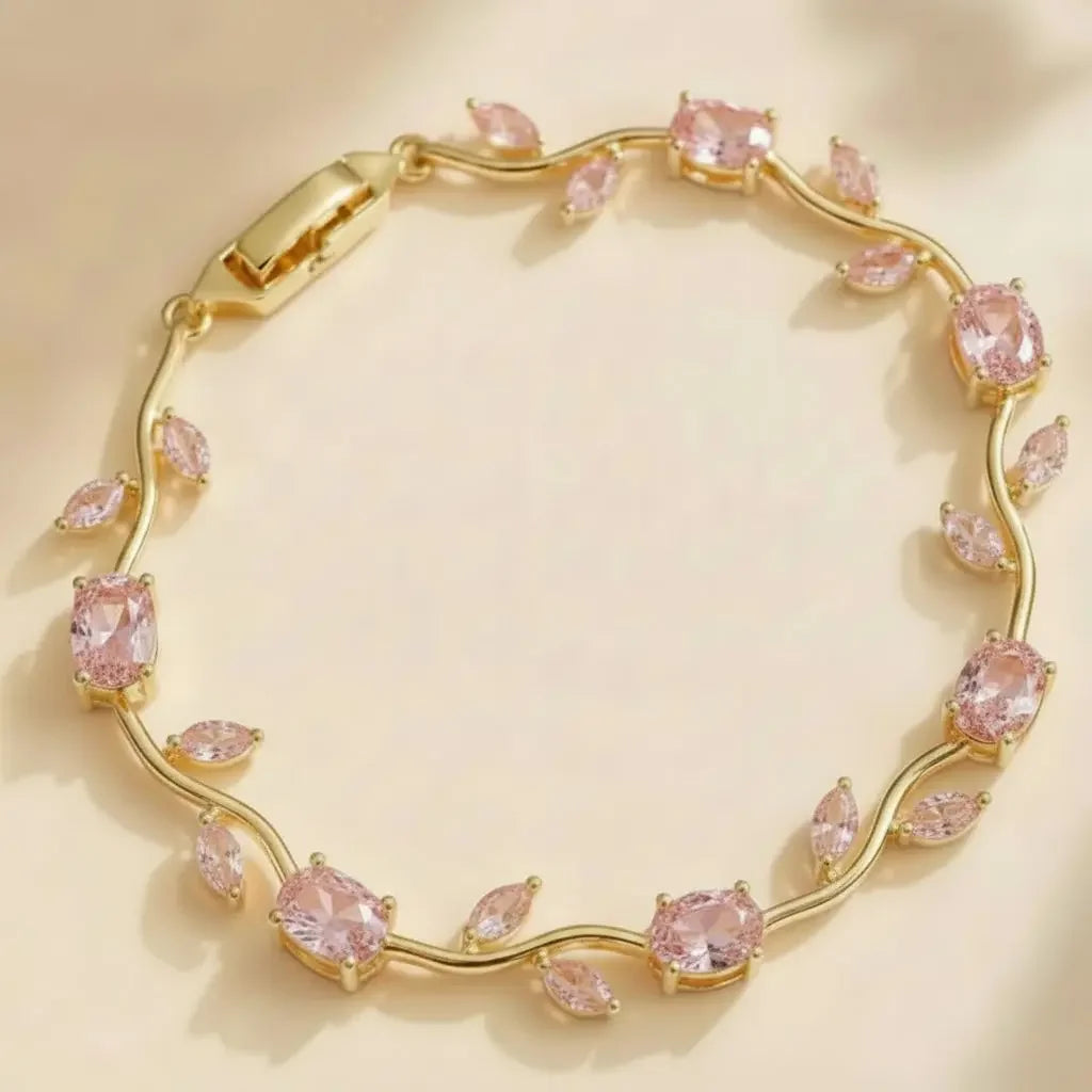 Pink Gold Tulip Bracelet Dreamy Designs