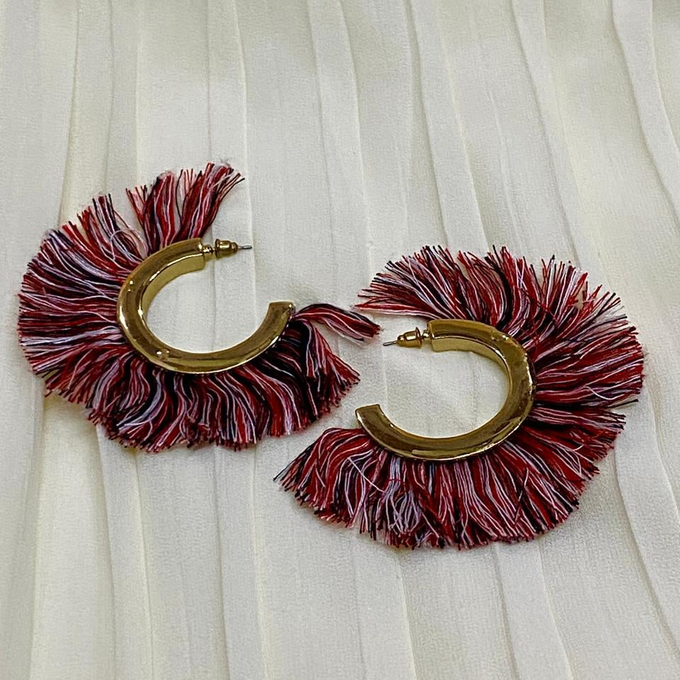 Multi Color Bloom Hoops Dreamy Designs