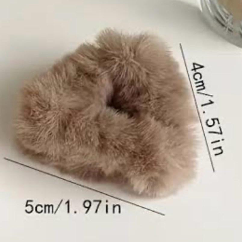 Plush Mini Hair Claw