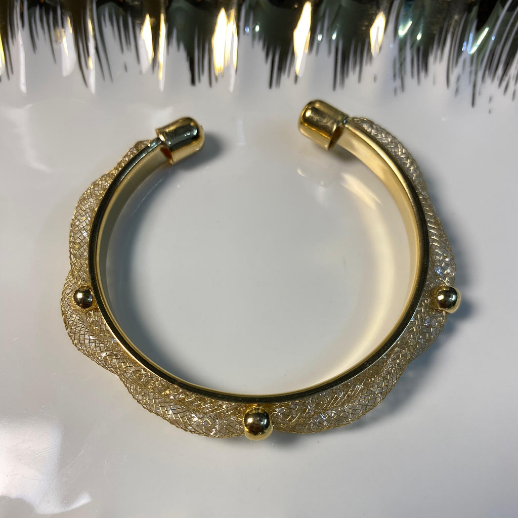 Gold Zircon Handcuff