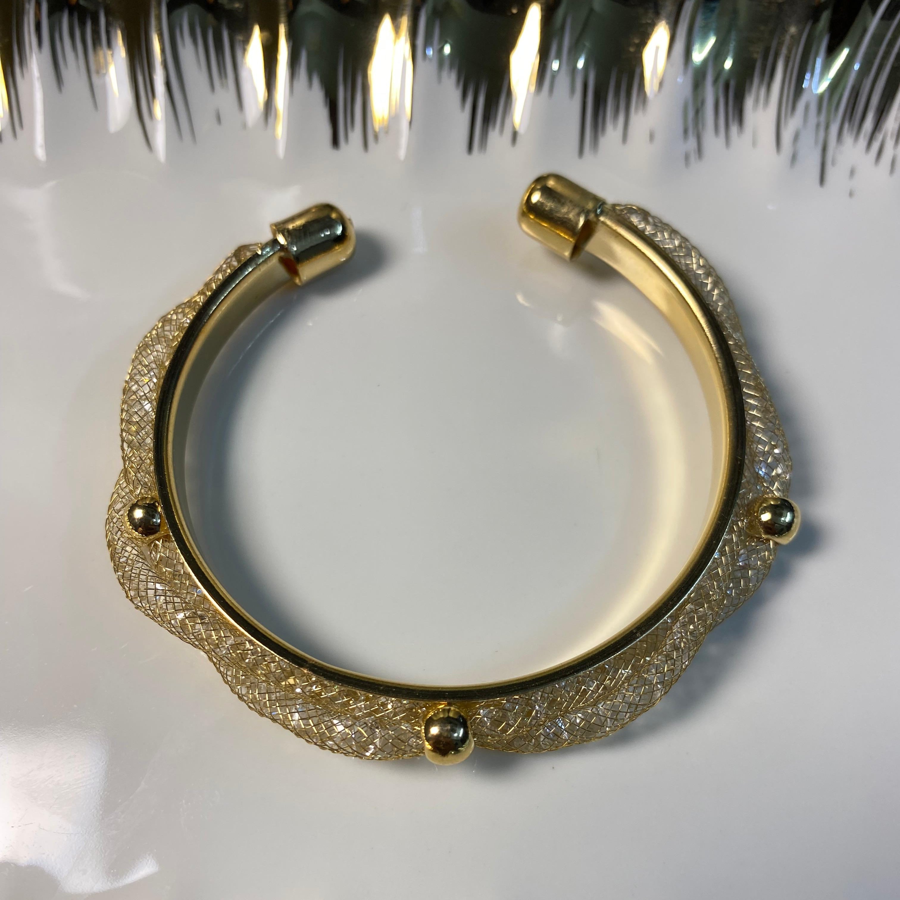 Gold Zircon Handcuff