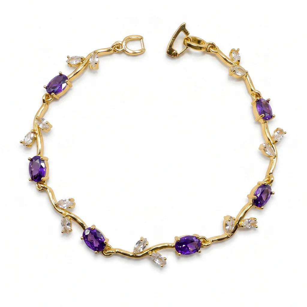 Purple Tulip Bracelet Dreamy Designs
