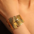 Stainless Steel Leaf Handcuff