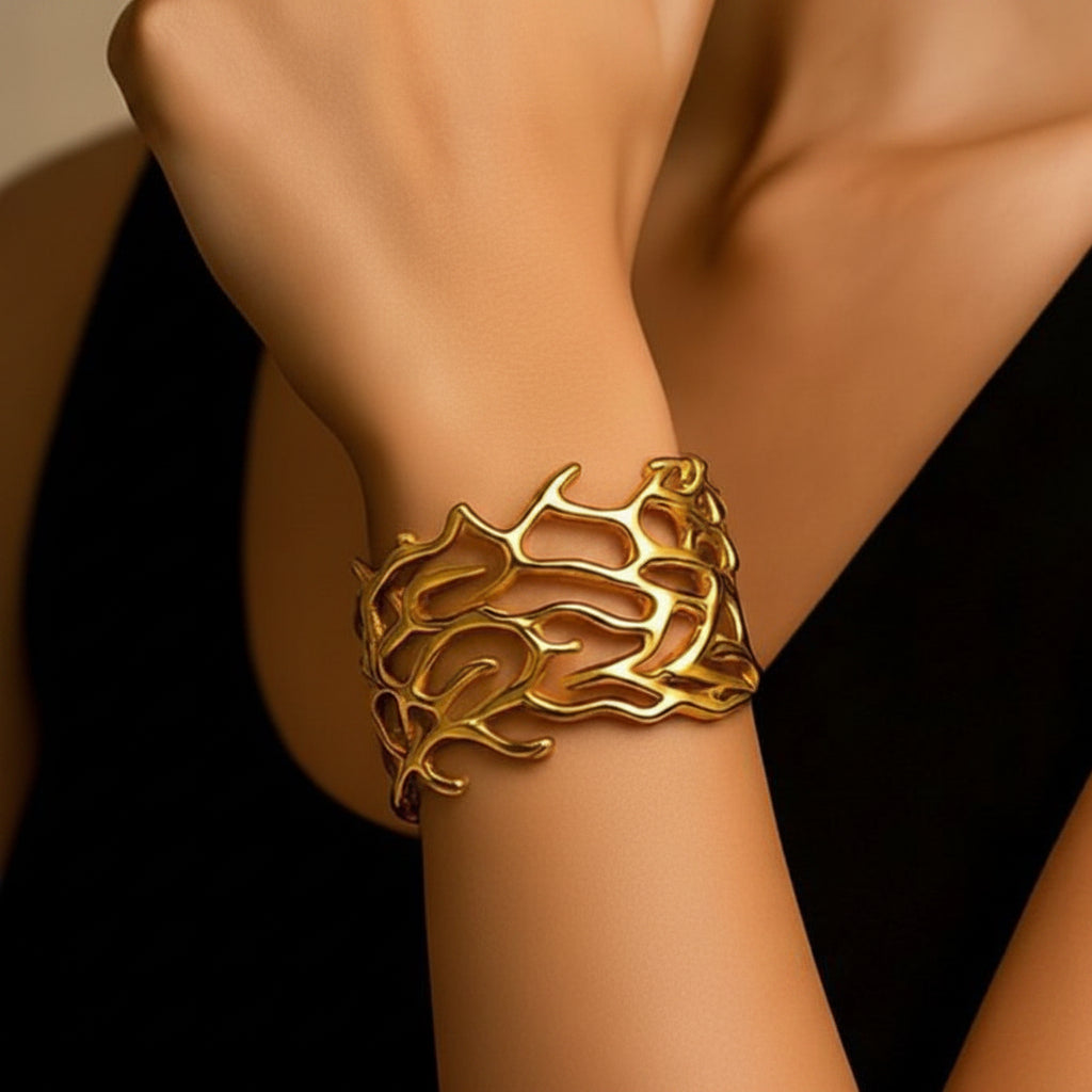 Stainless Steel Pattern Handcuff
