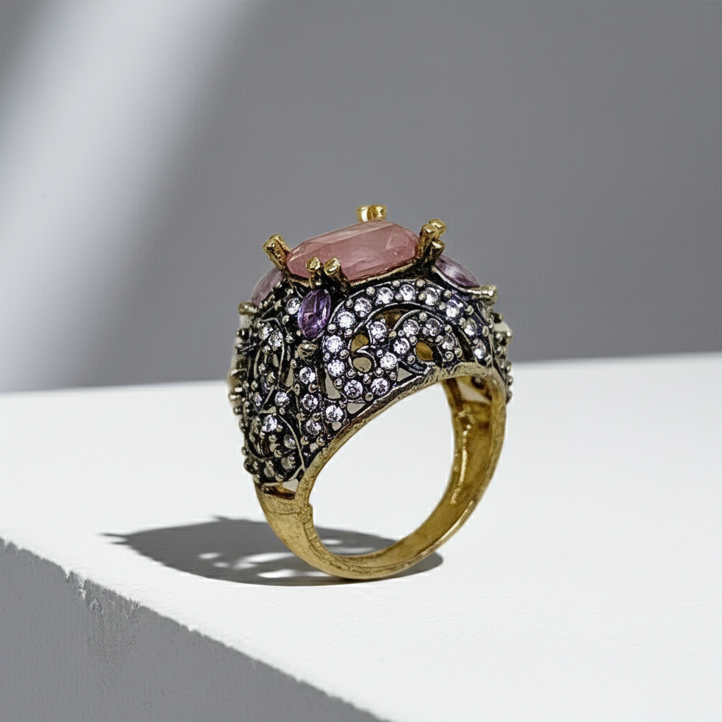 Zircon Stone Ring