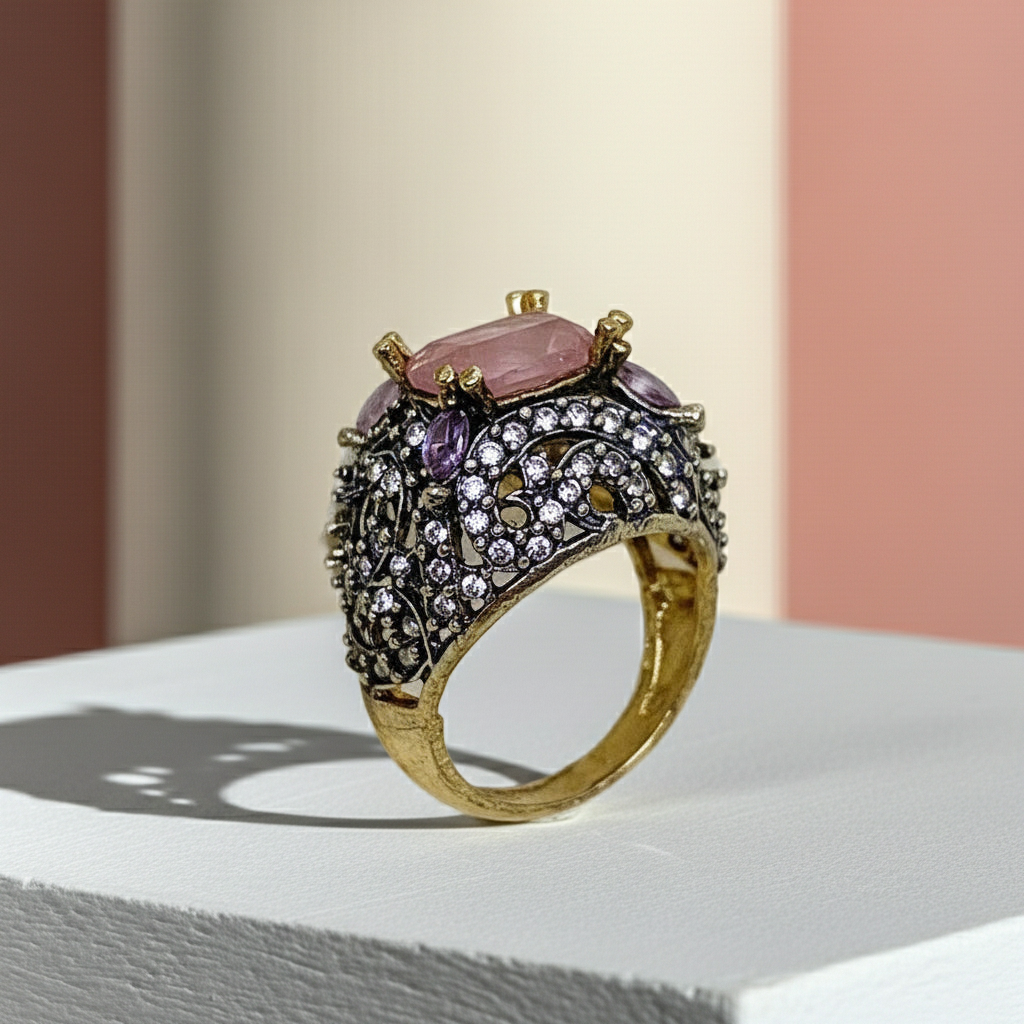 Zircon Stone Ring