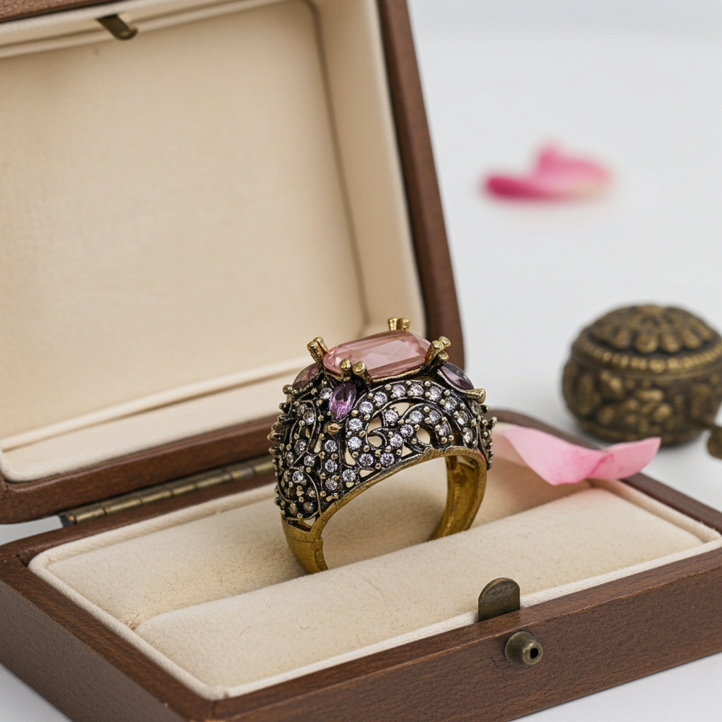 Zircon Stone Ring