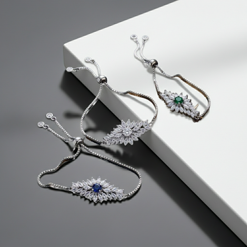 Zircon Up Down Bracelet