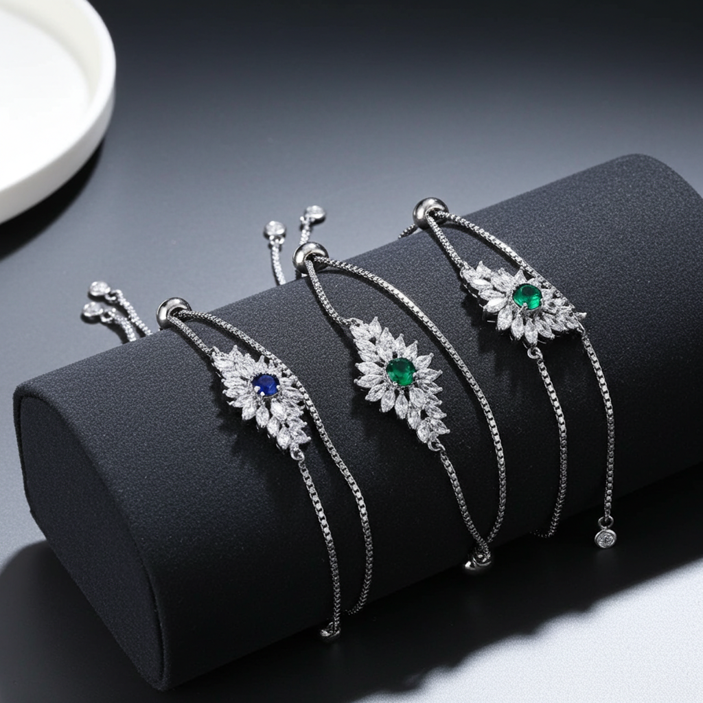 Zircon Up Down Bracelet