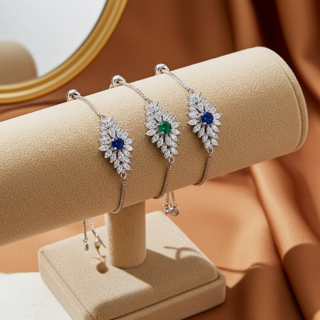 Zircon Up Down Bracelet