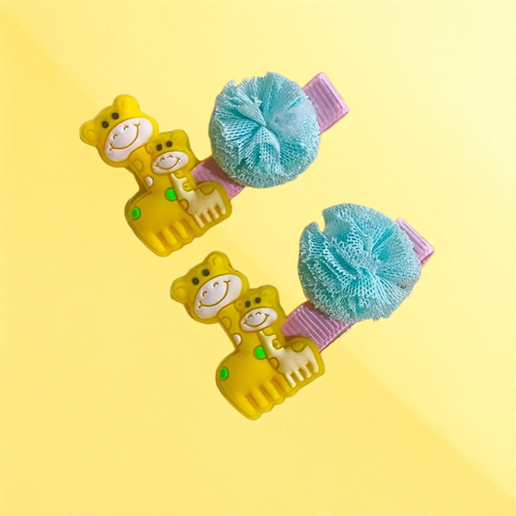Giraffe Character Hair Pins