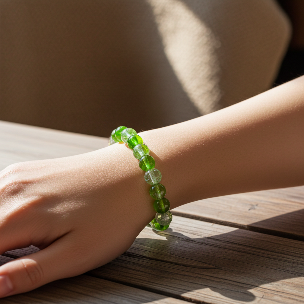 Green Elastic Bracelet