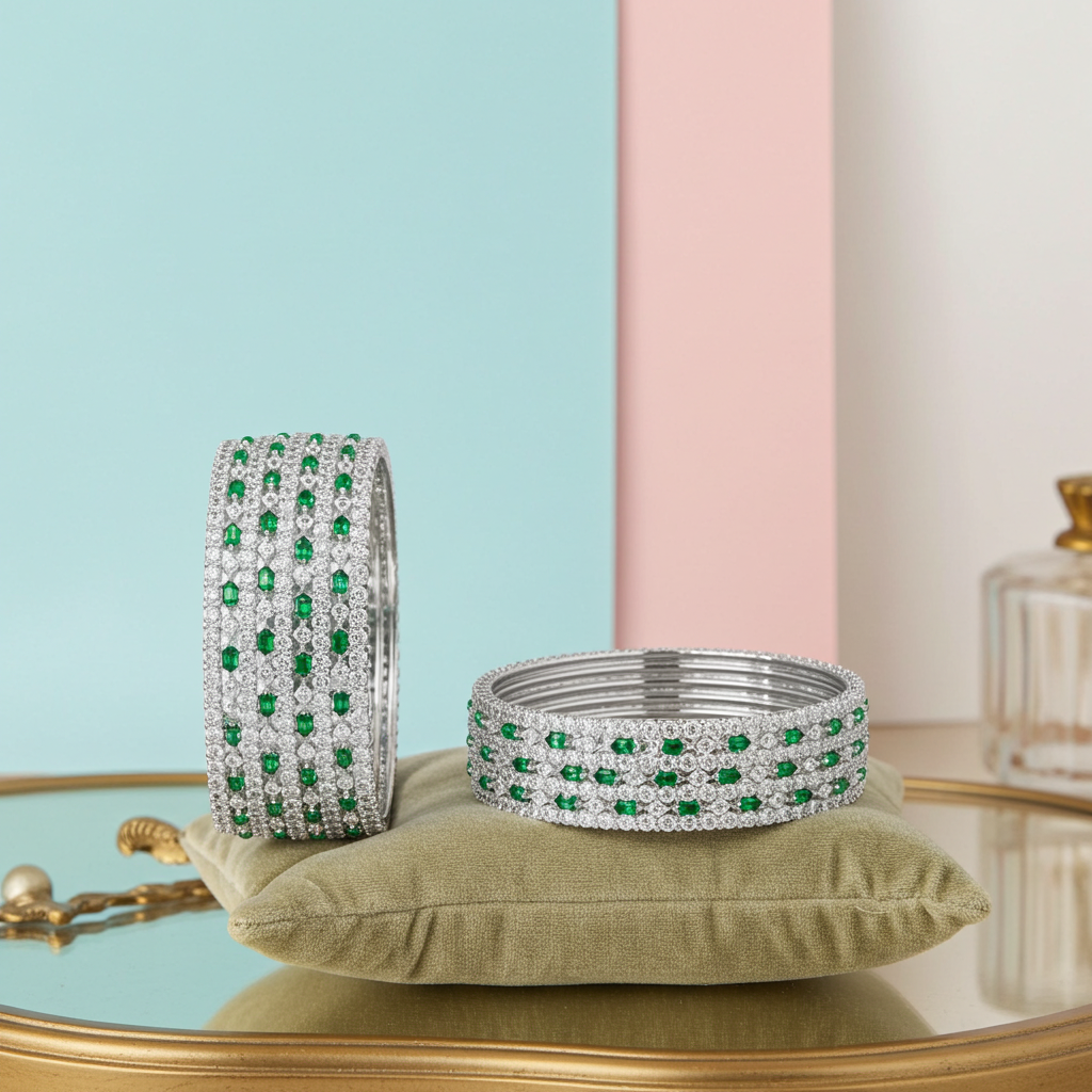 Premium Metallic Bangles
