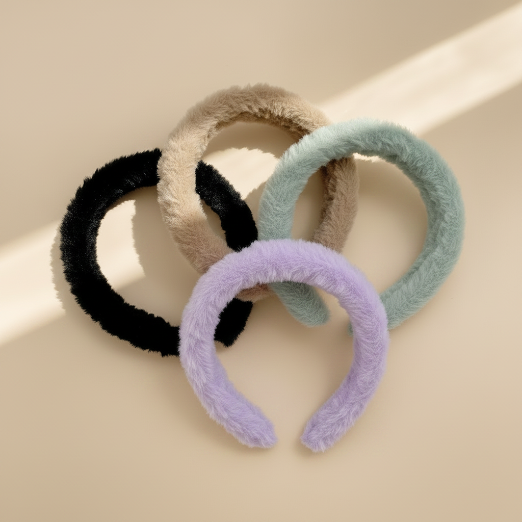 Fur Hair Band - All Colors