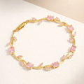 Pink Gold Tulip Bracelet