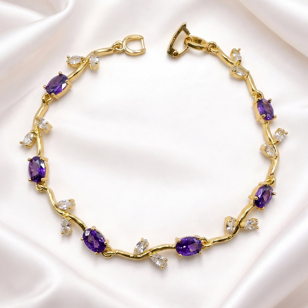 Purple Tulip Bracelet