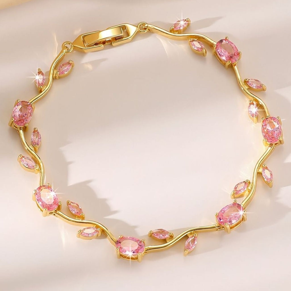 Pink Gold Tulip Bracelet